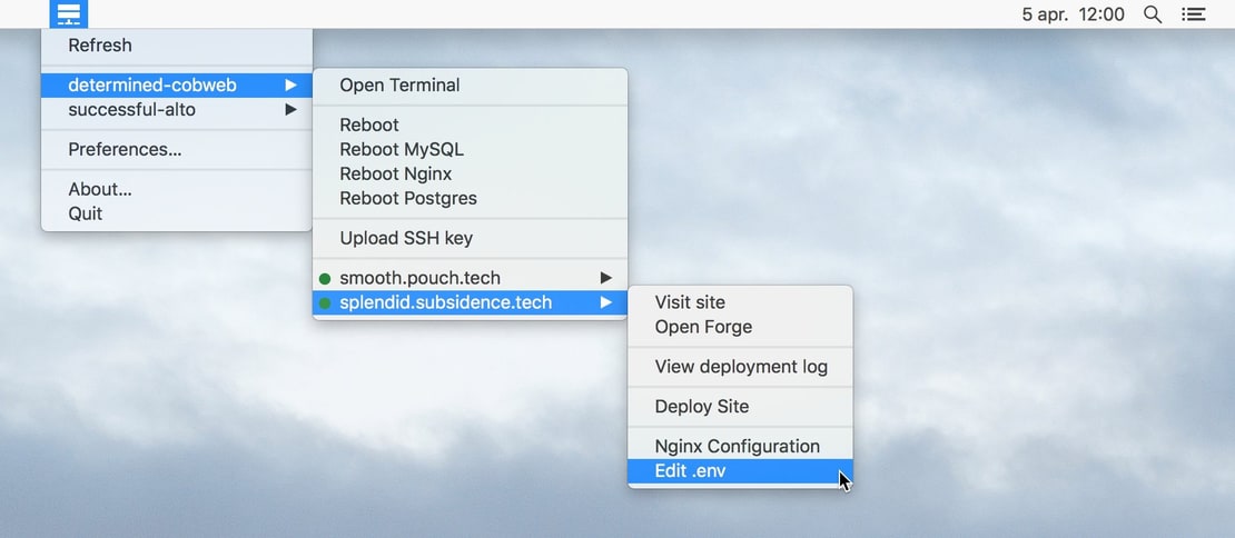 F-Bar for Mac 2.0.2 注册版 - Laravel Forge服务器管理工具